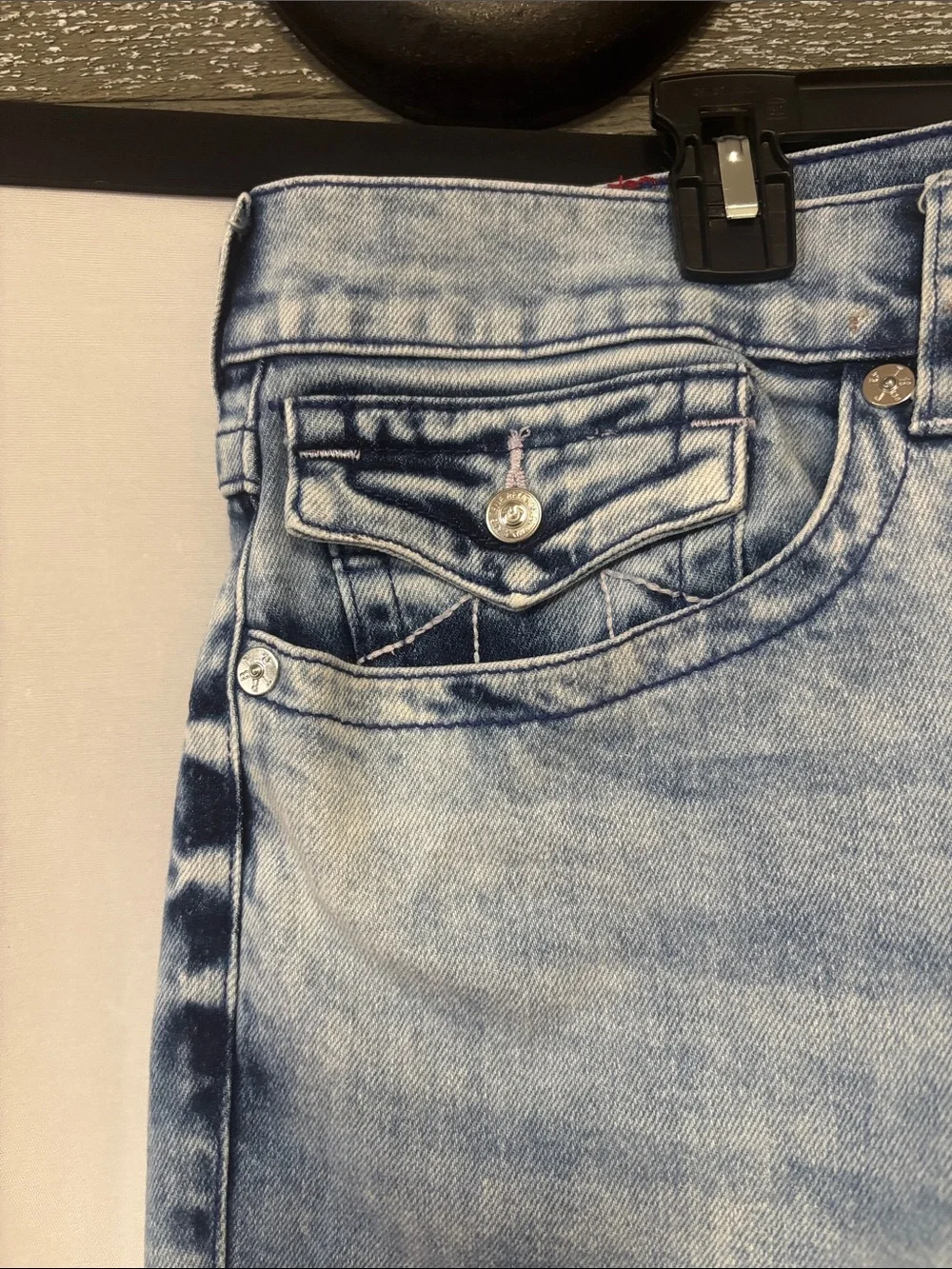 True Religion Rocco Light Blue Relaxed Skinny Jeans